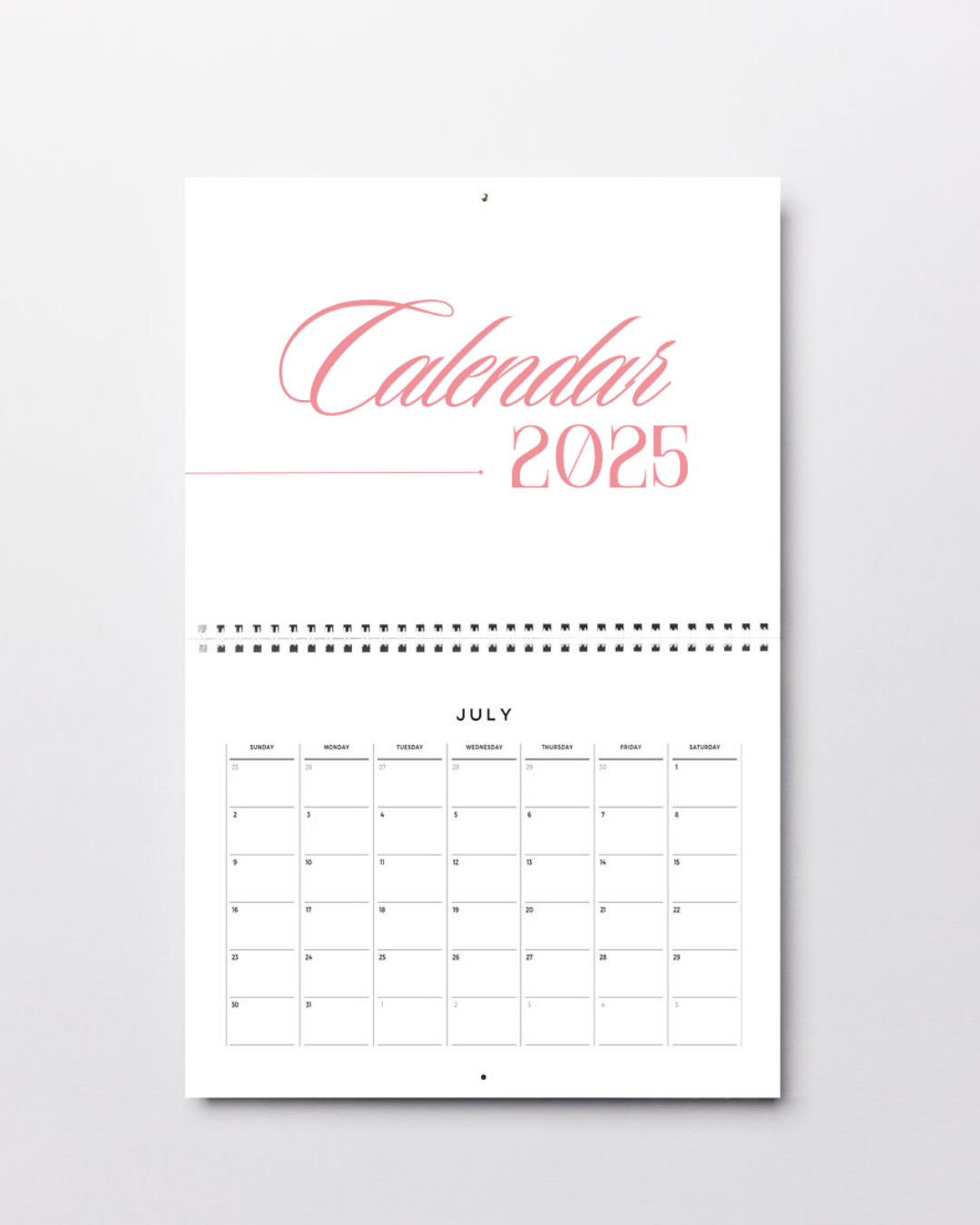 Calendario Romantic 2025