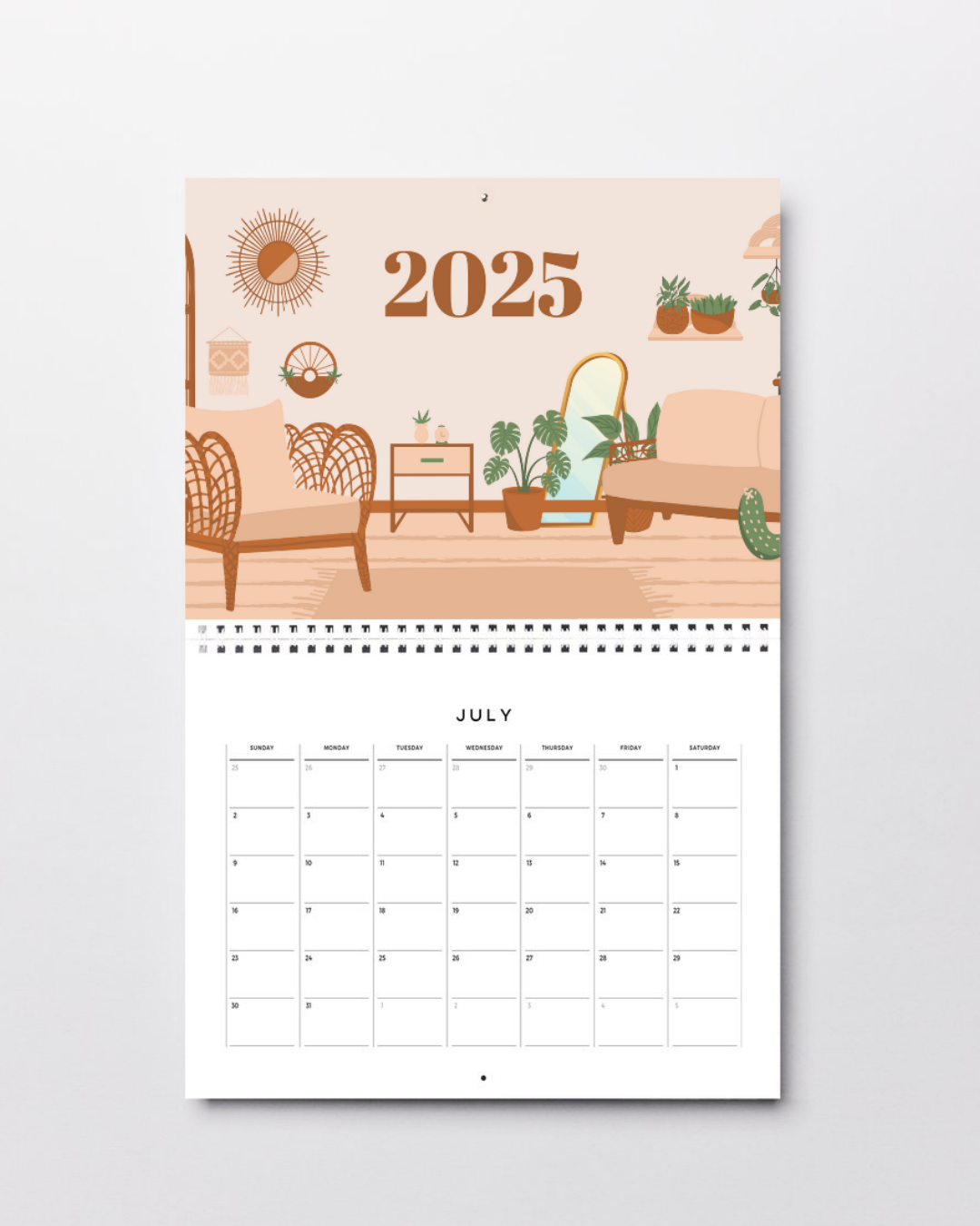 Calendario Oasis 2025