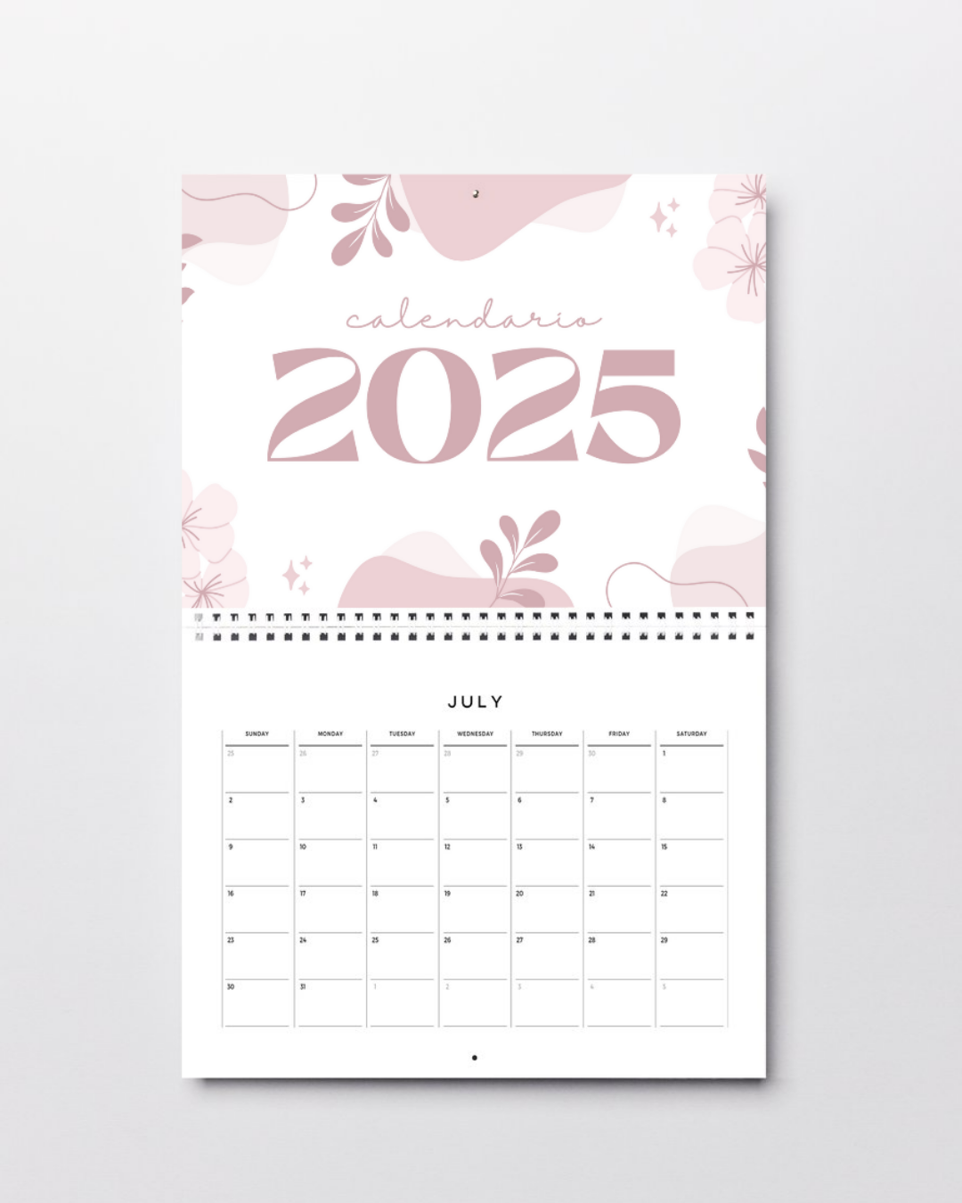 Calendario Aesthetic 2025